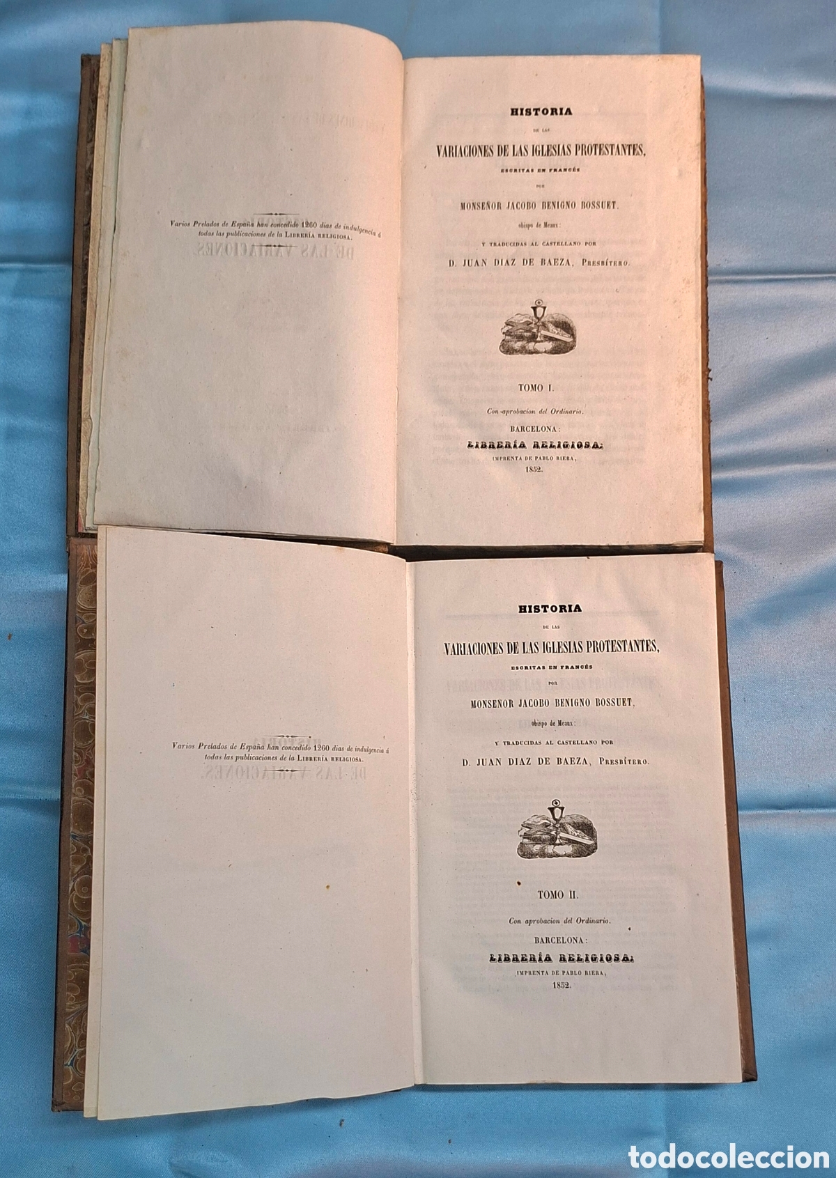 Libros antiguos: Historia de las Variaciones de las Iglesias protestantes