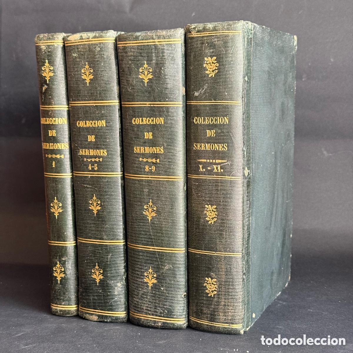 Libros antiguos: BIBLIOTECA PREDICABLE O SEA COLECCION DE SERMONES. D. EMILIO MORENO CEBADA - 7 Tomos - 1864 / 1867