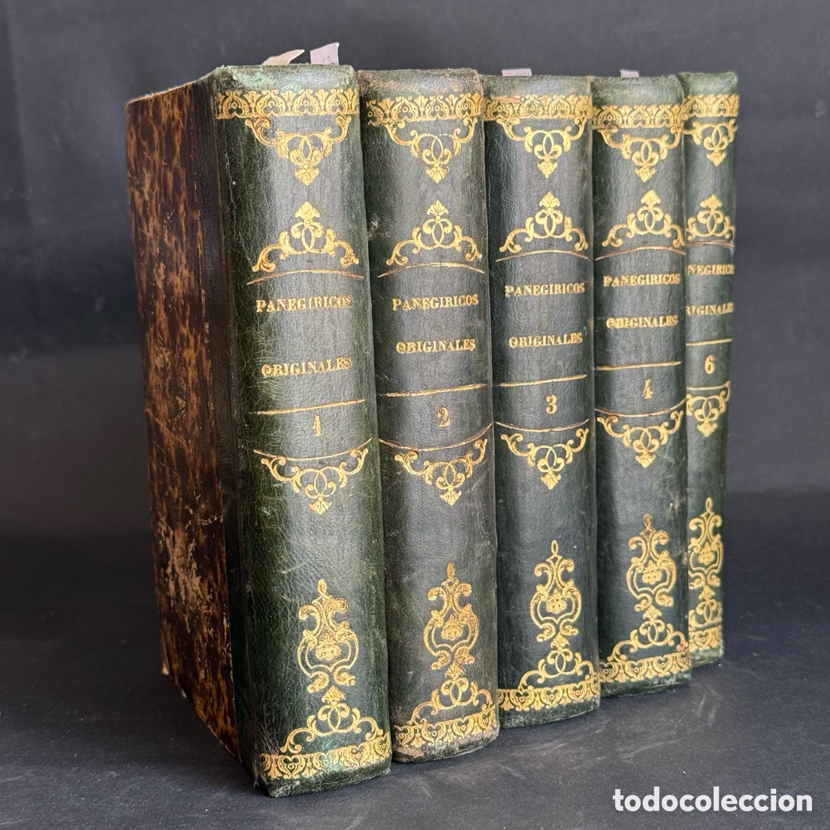 Libros antiguos: 1848/1849 - Colecci&oacute;n de sermones paneg&iacute;ricos originales - 9 Tomos - Vicente Hern&aacute;ndez - Sollana