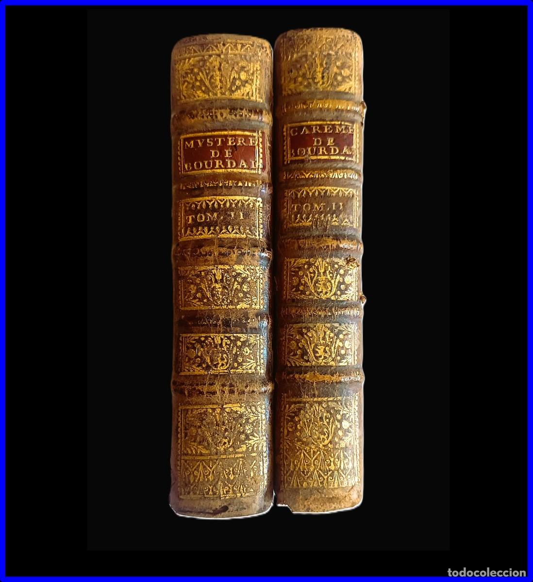 Libros antiguos: A&ntilde;o 1750: 2 elegantes tomos del siglo XVIII.