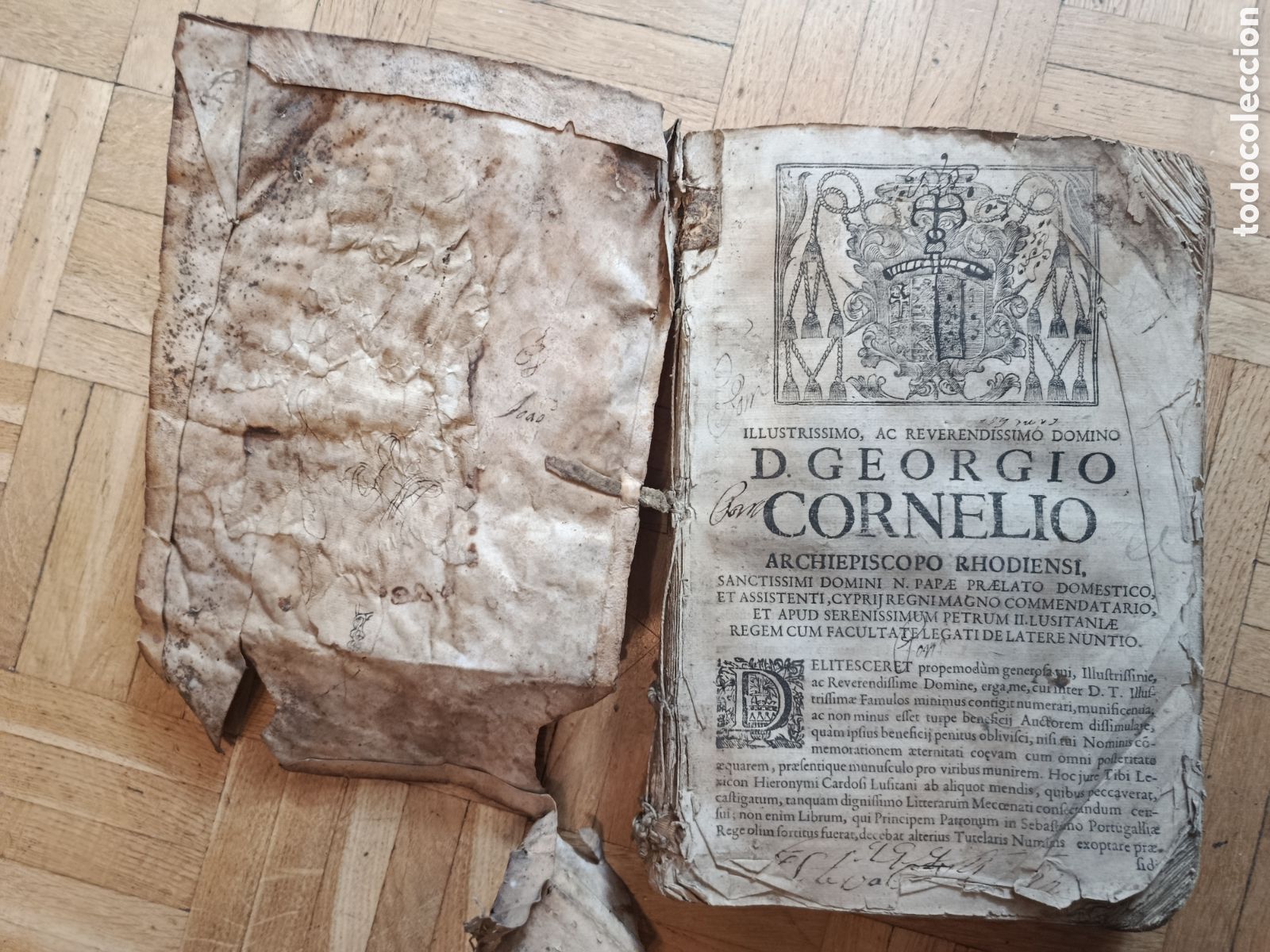 Libros antiguos: Georgio Cornelio (1694)