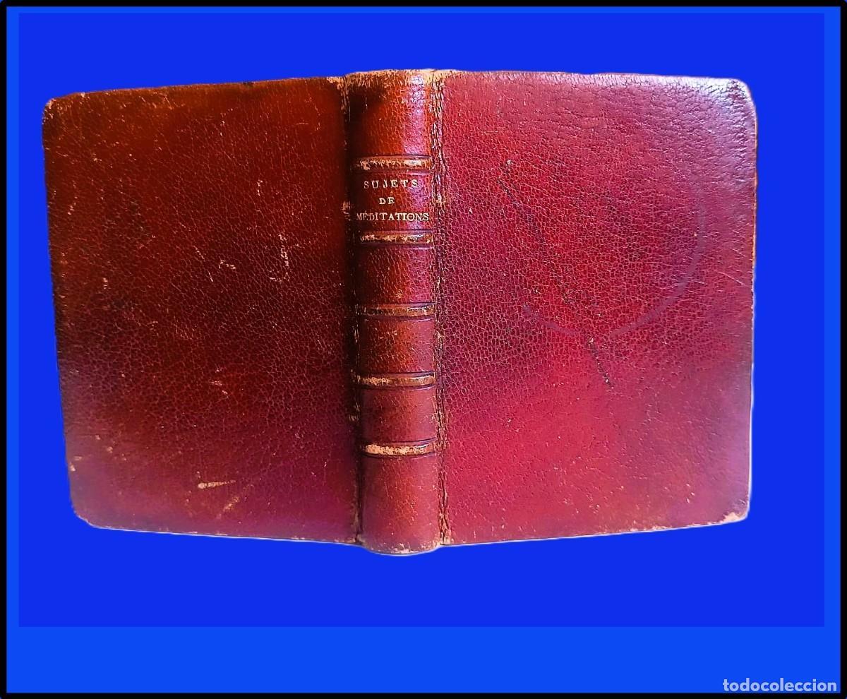 Libros antiguos: Precioso librito antiguo de meditaciones del siglo XIX.