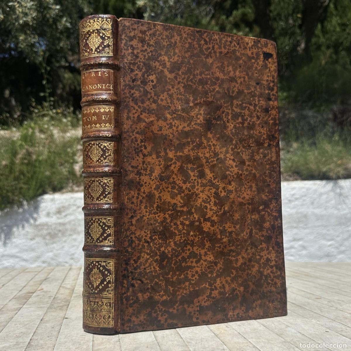 Libros antiguos: a&ntilde;o 1722 - JUS CANONICUM - DERECHO CANONICO - HEREJES - INQUISICION - MATRIMONIO - EXCOMUNION