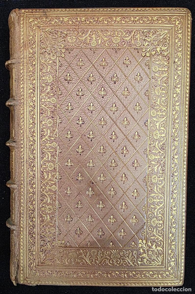 Libros antiguos: L.355 La Femme Forte Landriot 1887 libro antiguo franc&eacute;s encuadernaci&oacute;n piel dorada religiosa