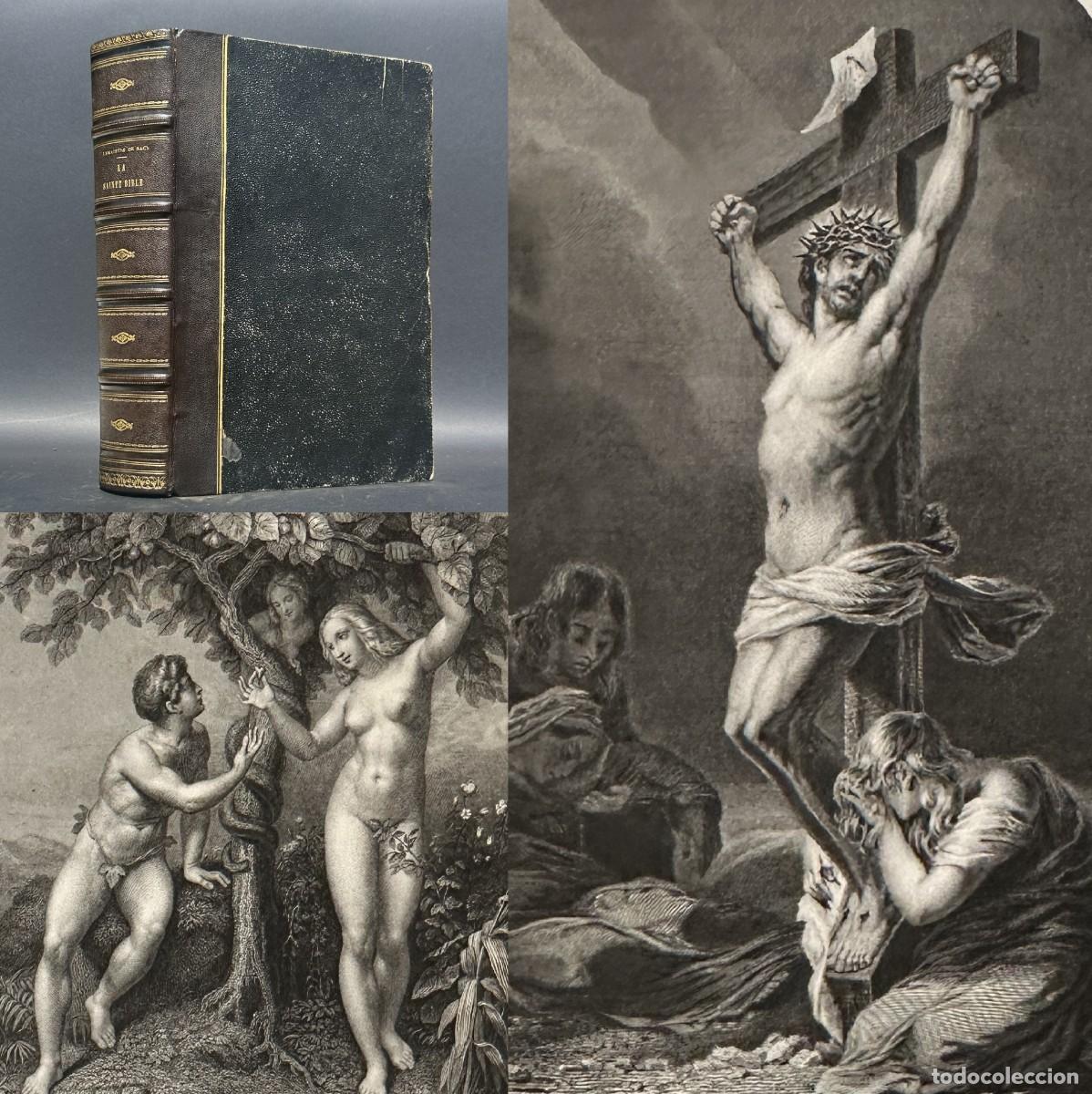 Libros antiguos: a&ntilde;o 1846 - LA SANTA BIBLIA - ILUSTRACIONES - GRABADOS TRADUCCION AL FRANC&Eacute;S DE LEMAISTRE DE SACY -