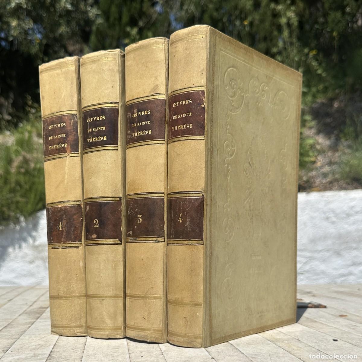 Livres anciens: a&ntilde;o 1840 - OBRAS DE SANTA TERESA - PERGAMINO - MORADAS - CASTILLO INTERIOR