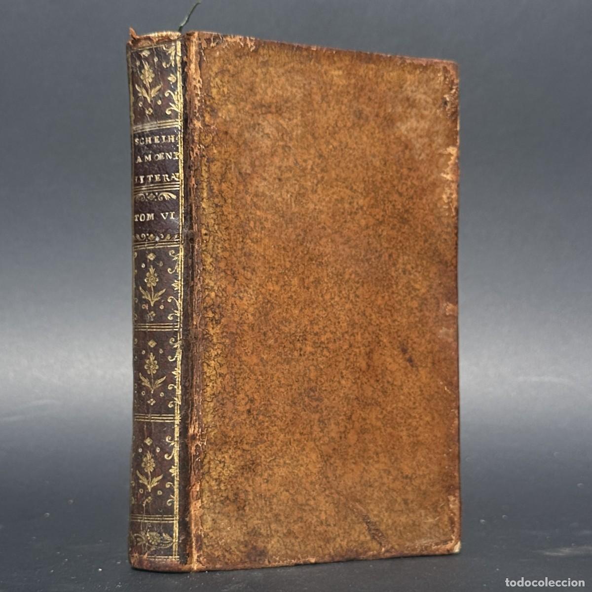 Old books: a&ntilde;o 1727 - PROTESTANTISMO - SALMOS - AMOENITATES LITERARIAE -