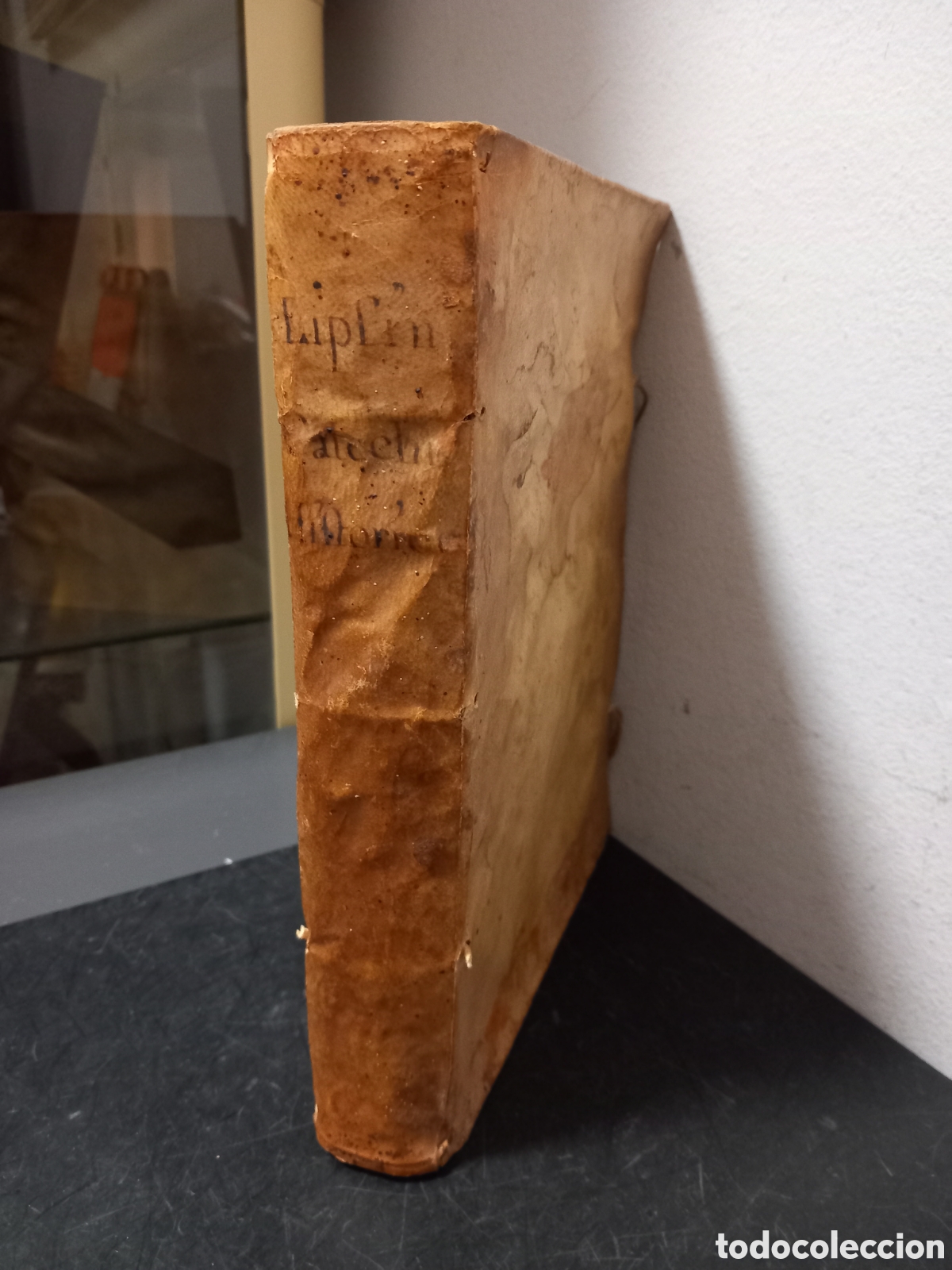 Libros antiguos: CATECHISMUS HISTORICO TEOLOGICO DOGMATICUS LUDOVICO LIPSIN A&Ntilde;O 1750