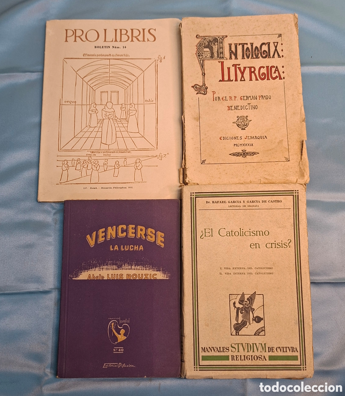 Libros antiguos: Lote 4 Libros Religiosos Antiguos