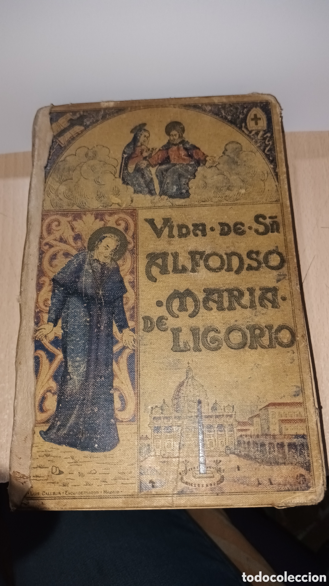 Libros antiguos: Vida del glorioso doctor de la iglesia San Alfonso M&ordf; de Ligorio. R.P. Victor Loy&oacute;dice