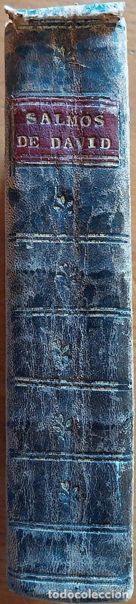 Libros antiguos: Los salmos de David. Madrid, 1786. 1 l&aacute;mina.
