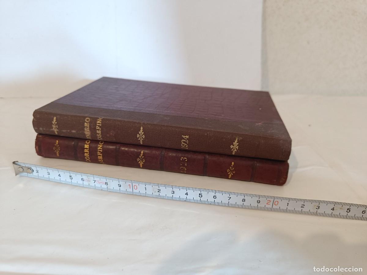 Libros antiguos: Lote 2 Tomos Encuadernados &rdquo;Correo Interior Josefino&rdquo; - A&ntilde;os Completos 1923 y 1924 (Mos&eacute;n Sol / Tort