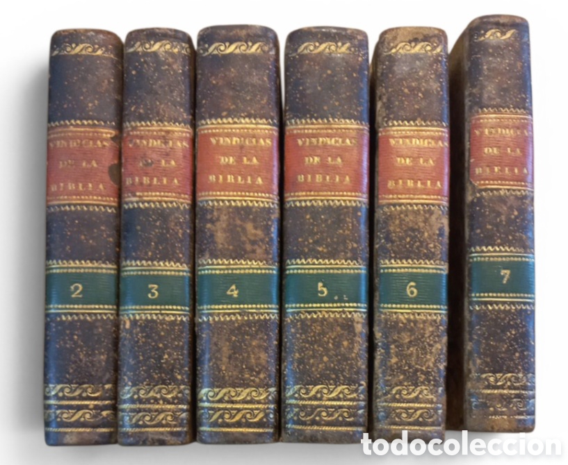 Libros antiguos: VINDICIAS DE LA SANTA BIBLIA CONTRA LOS TIROS DE LA INCREDULIDAD 1825/1826