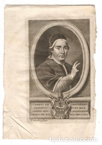 Libros antiguos: Ragguaglio della vita, azioni, e virt&ugrave; di Clemente quartodecimo pontefice ottimo massimo