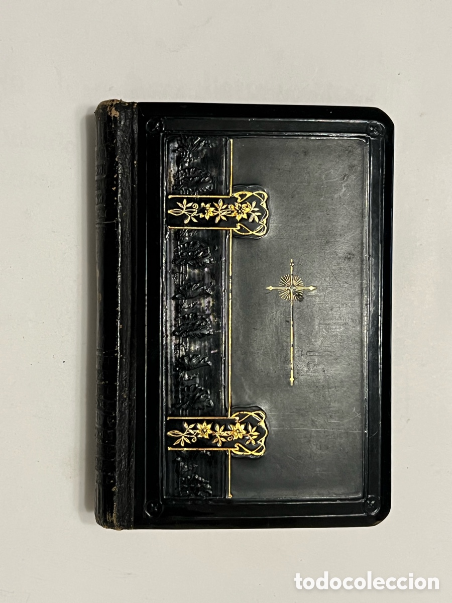 Libros antiguos: JOYA DEL CRISTIANO. LA SANTA MISA DE DEVOCI&Oacute;N - EL ORDINARIO DE LA SANTA MISA... (a.1889)