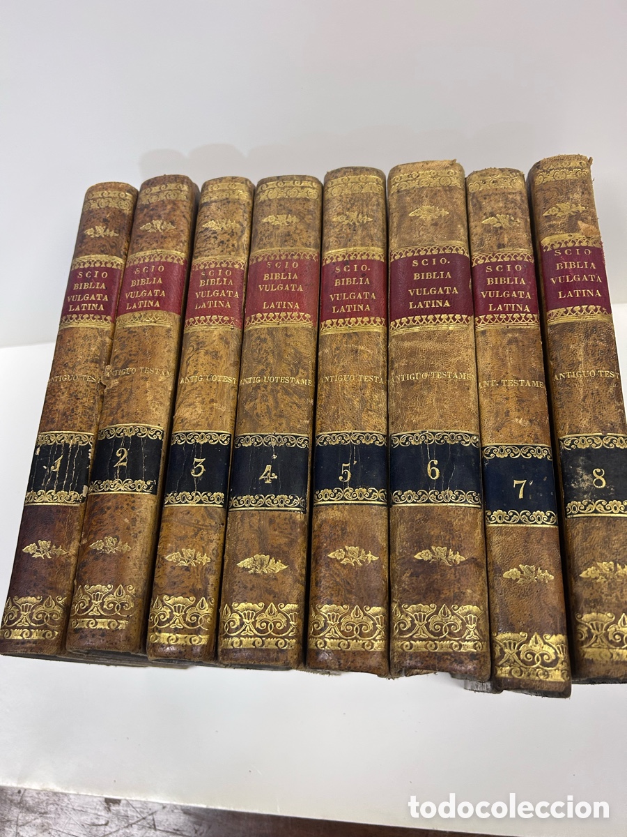Libros antiguos: Biblia . Antiguo testamento . Felipe Scio de san Miguel