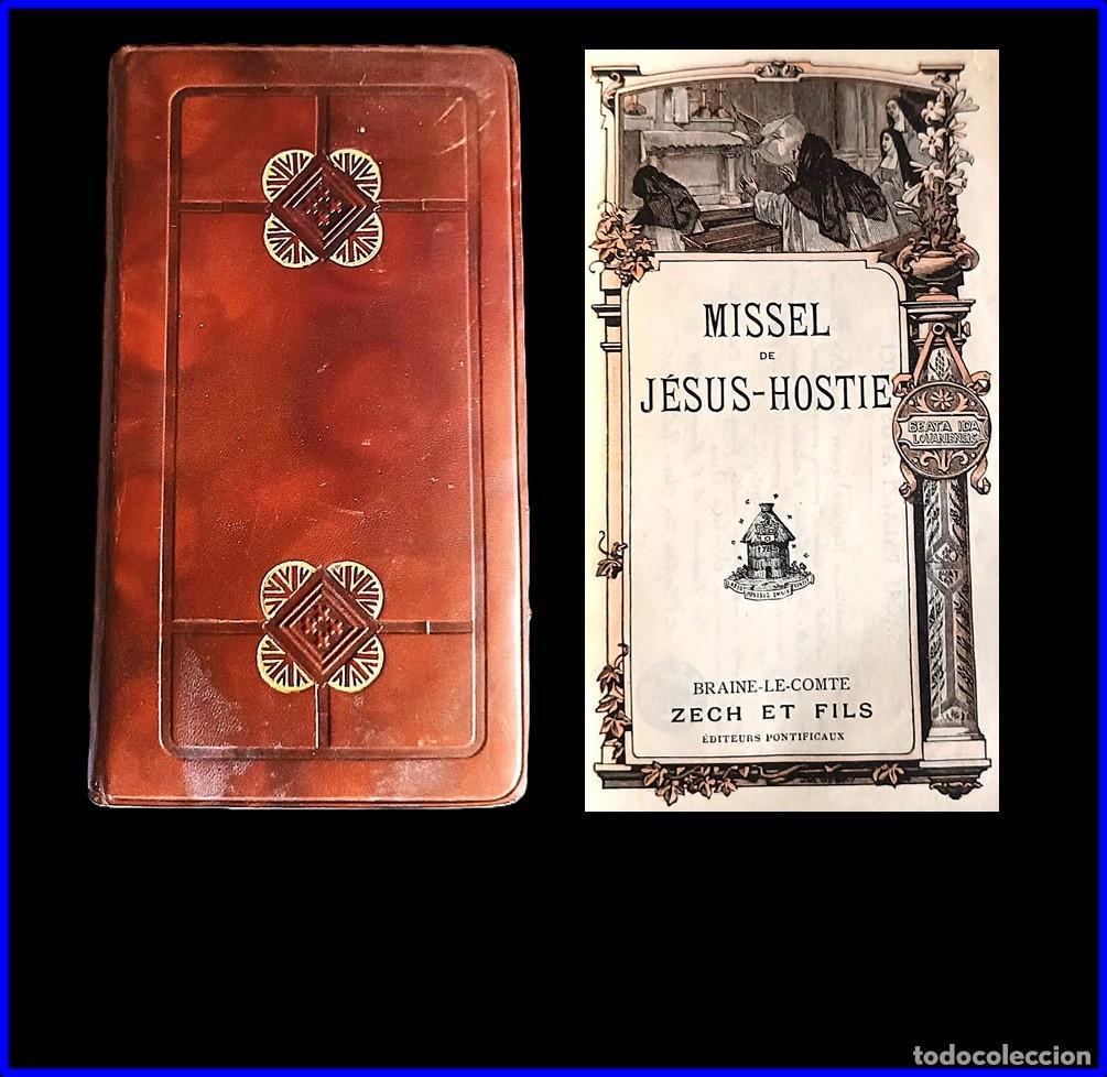 Libros antiguos: Precioso misalito antiguo con todas sus p&aacute;ginas orladas.