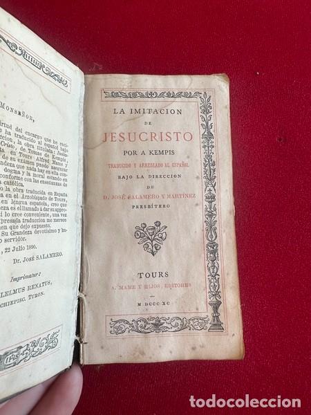 Libros antiguos: LA IMITACI&Oacute;N DE JESUCRISTO POR A. KEMPIS, TOURS 1820
