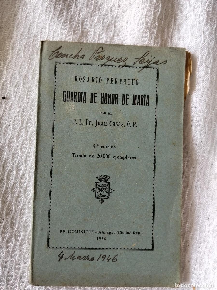 Libros antiguos: Rosario Perpetuo Guardia de honor de Maria