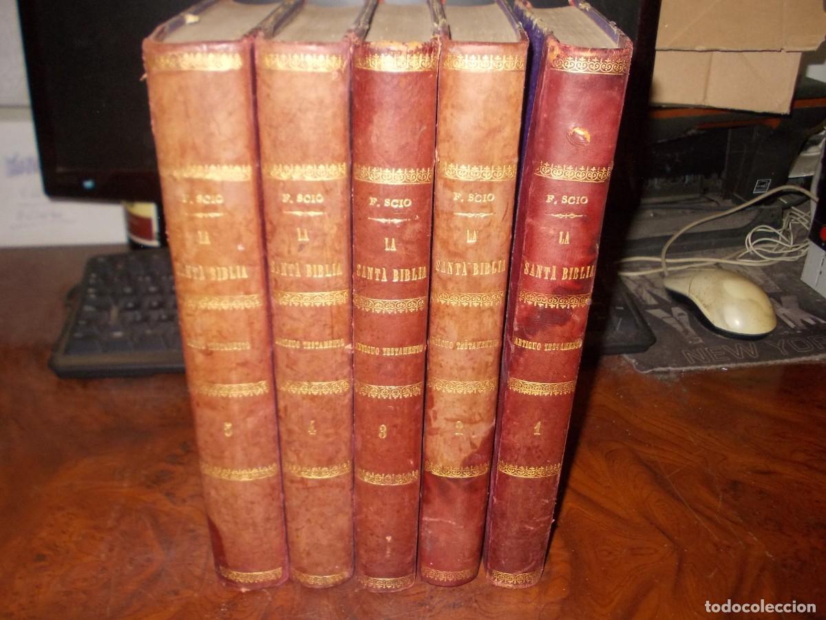 Old books: Biblioteca Ilustrada. La Santa Biblia. Traducida Vulgata Latina por Ilmo Sr. D. Felipe Scio de S. Mi