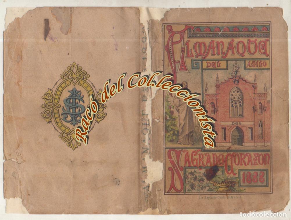 Libros antiguos: ALMANAQUE PARA 1888 DEL ASILO DE HUERFANOS SAGRADO CORAZON