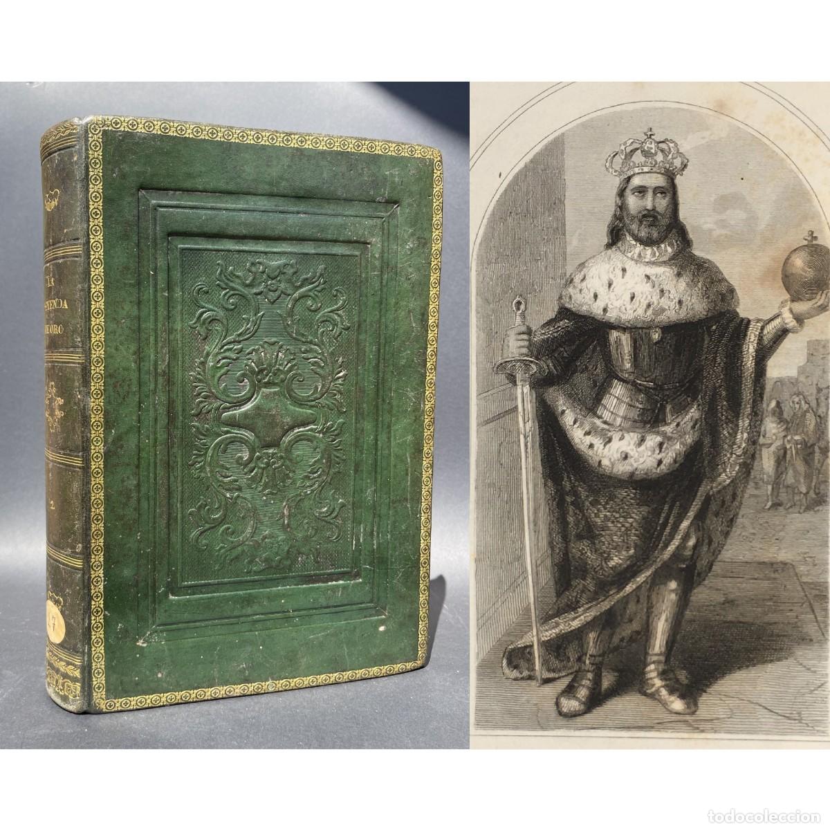 Old books: A&ntilde;o 1853 - Gran cantidad de laminas - La leyenda de oro - Vidas de los santos de la Iglesia