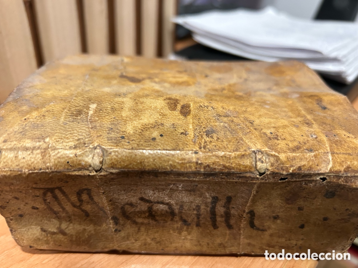 Libros antiguos: Dos libros antiguos encuadernados en pergamino