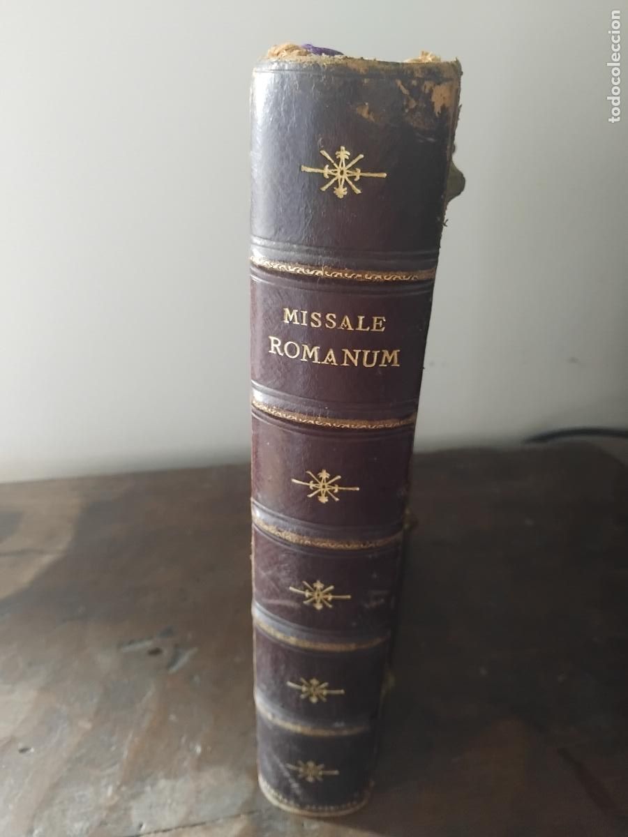 Libros antiguos: MISSALE ROMANUM. SS. PII V. PONTIFICIS MAXIMI. H. DESSAIN MCMX. 1910.