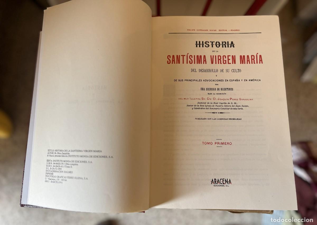 Libros antiguos: Colecci&oacute;n Completa &rdquo;Historia de la Sant&iacute;sima Virgen Mar&iacute;a&rdquo; - NUEVA EN CAJA