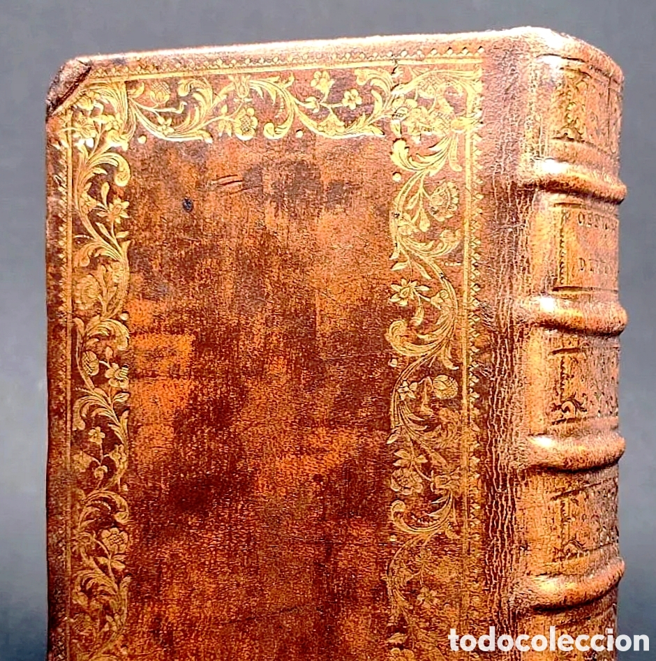 Libri antichi: A&ntilde;o 1778 Encuadernaci&oacute;n de lujo en marroqu&iacute;n &rdquo;&agrave; la dentelle&rdquo; Hierros dorados Ninguno en el mundo