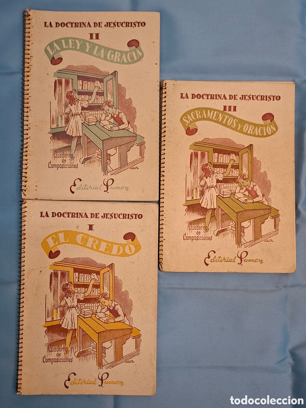 Libros antiguos: Lote completo de La Doctrina de Jesucristo