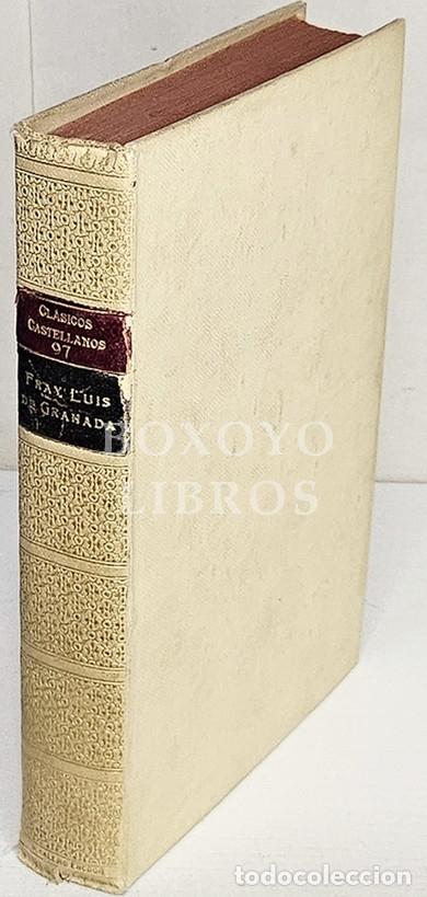 Libros antiguos: FRAY LUIS DE GRANADA. Gu&iacute;a de pecadores. Edici&oacute;n, pr&oacute;logo y notas de Mat&iacute;as Mart&iacute;nez Burgos