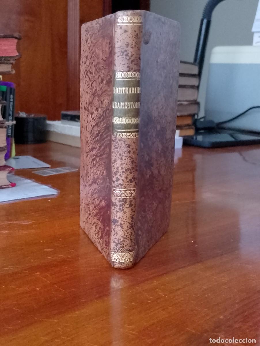 Libros antiguos: PROMPTUARIUM PRO ADMINISTRATIONE SACRAMENTORUM AD USUM SACERDOTUM HISPANORUM - TOLOSAE 1848 -
