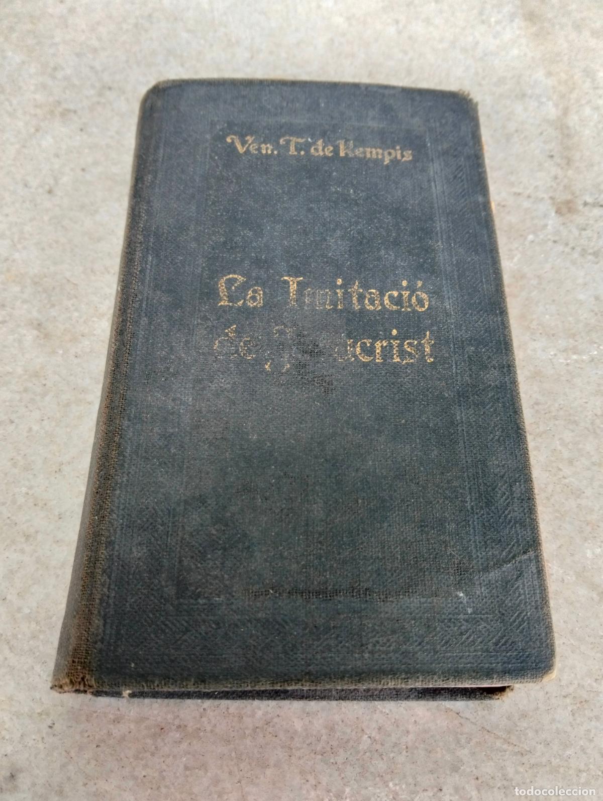 Antiquarische B&uuml;cher: La imitaci&oacute; de Jesucrist del V Tom&agrave;s de Kempis Gaiet&agrave; Soler foment de pietat catalana 1929