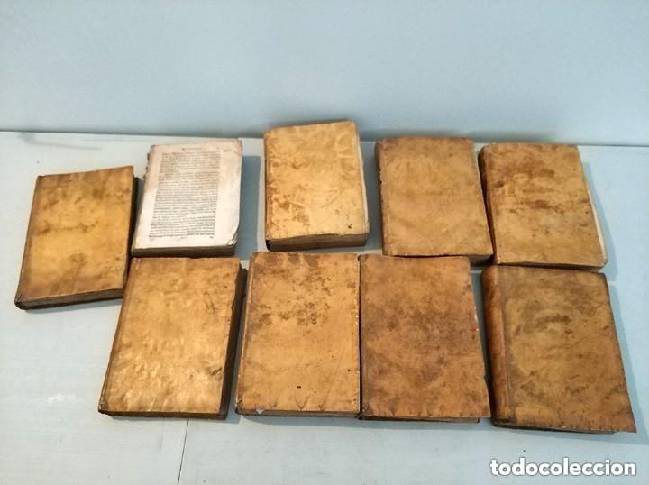 Old books: 9 tomos a&ntilde;o Christiano o Exercicios Devotos... Antonio de Sancha a&ntilde;o 1778