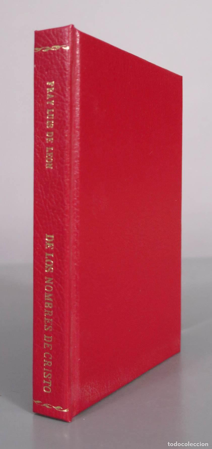 Libros antiguos: De los nombres de Cristo - Fray Luis de Le&oacute;n - Espasa 1924