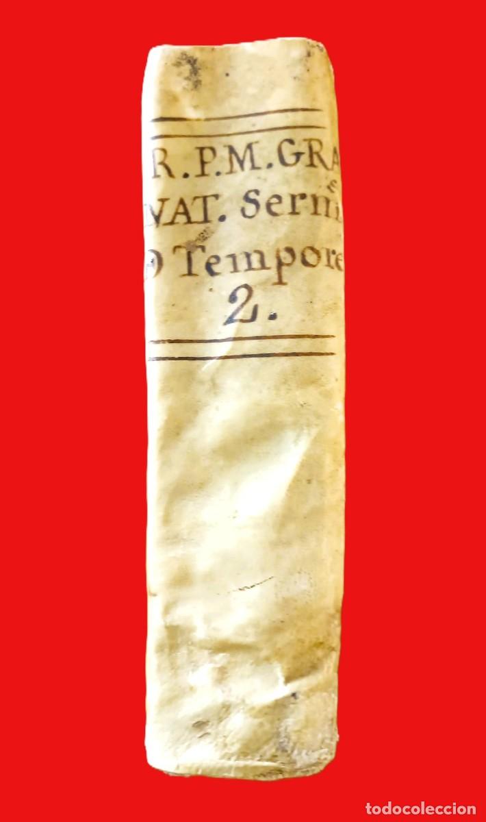 Libros antiguos: A&ntilde;o 1577. Concionum de tempore, por Fray Luis de Granada, impresa en Salamanca.