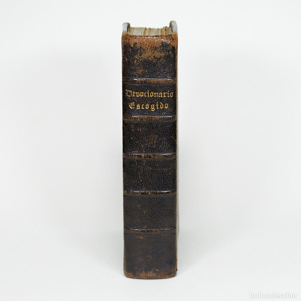 Libros antiguos: Libro Devocionario Escogido - 1890 - Paula Maruri y G&oacute;mez Rodeles