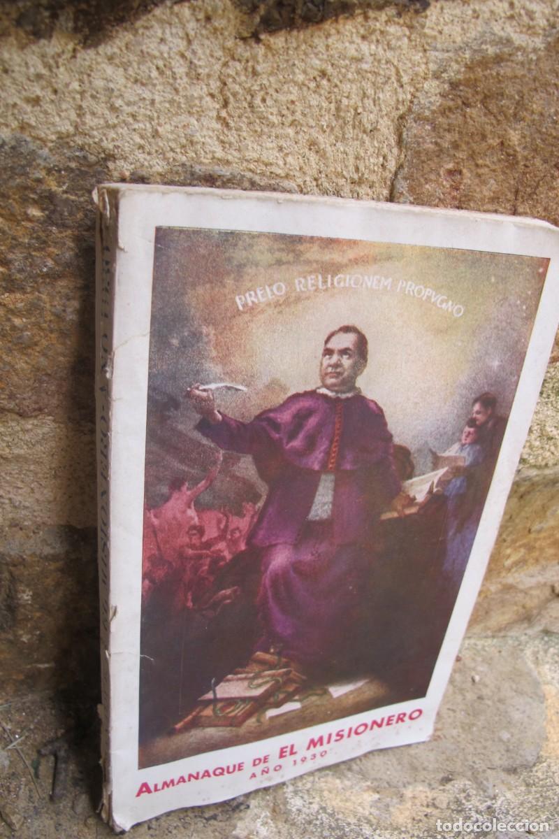 Libros antiguos: ALMANAQUE DE EL MISIONERO 1930