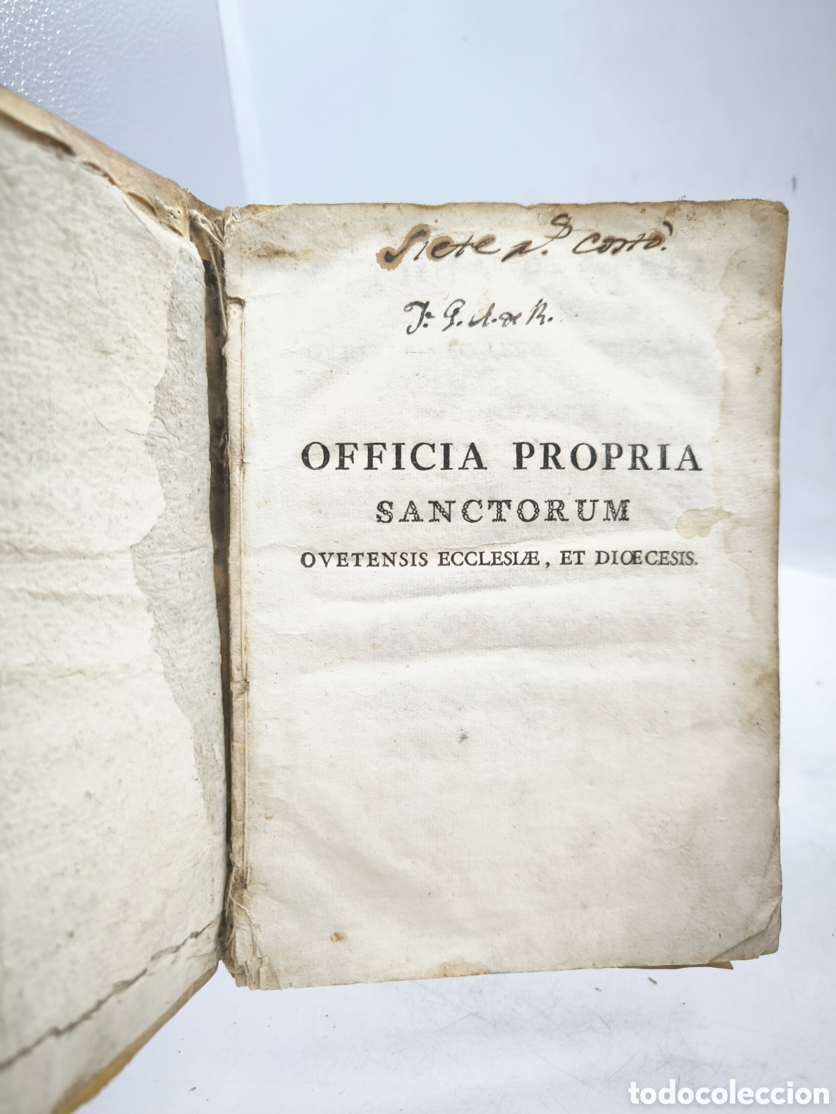 Libros antiguos: Officia Propria Sanctorum Ovetensis Ecclesiae, et Dioecesis (Oficios Propios de los Santos de la I
