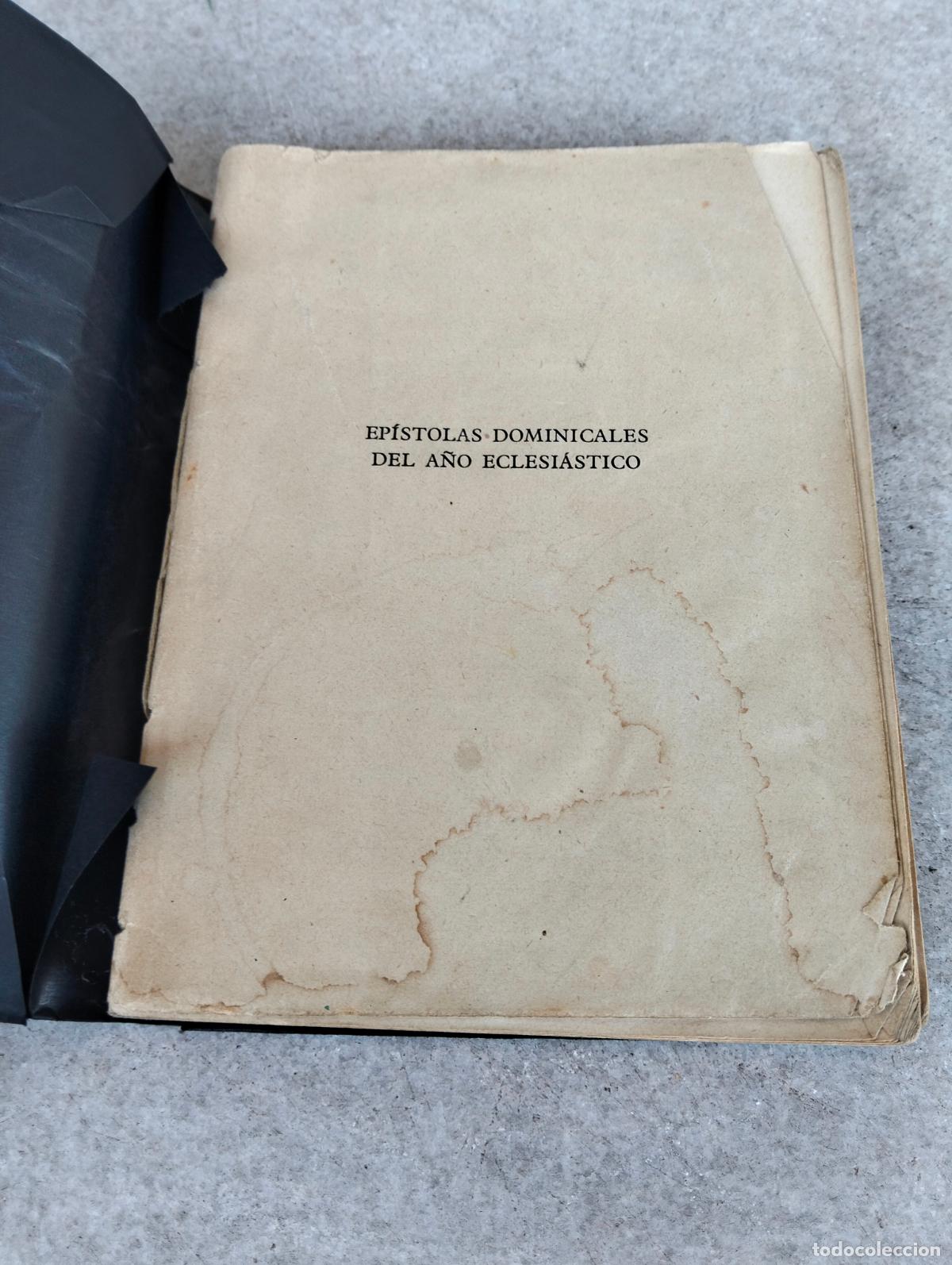 Libros antiguos: Ep&iacute;stolas dominicales del a&ntilde;o eclesi&aacute;stico - Foto 2