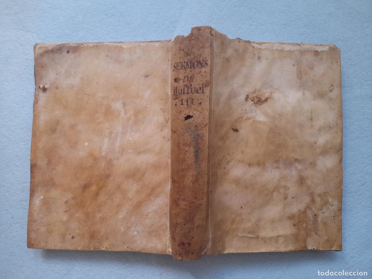 Antiquarische B&uuml;cher: Sermones del illmo. Se&ntilde;or D. Jacobo Benigno Bossuet. A&ntilde;o 1774.