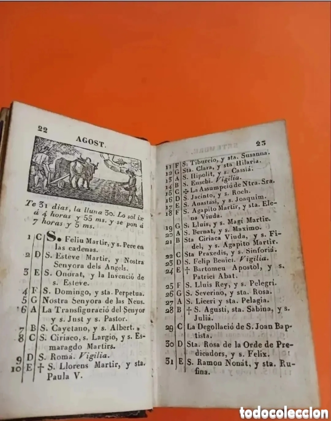 Old books: Antiguo libro. Exercici del Cristia. A&ntilde;o 1847