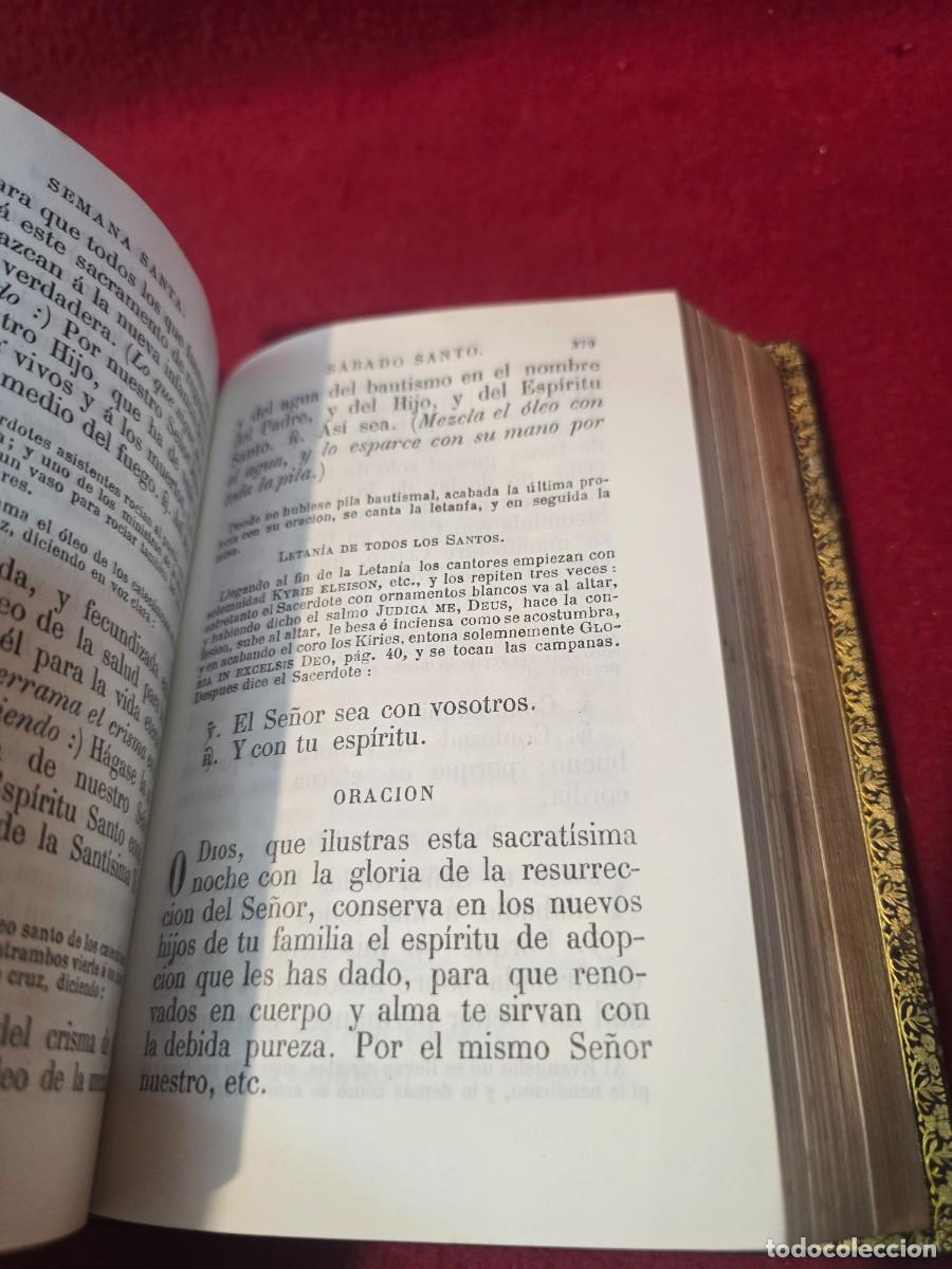 Libros antiguos: NUEVO EUCOLOGIO ROMANO . DEVOCIONARIO COMPLETO. - Foto 7