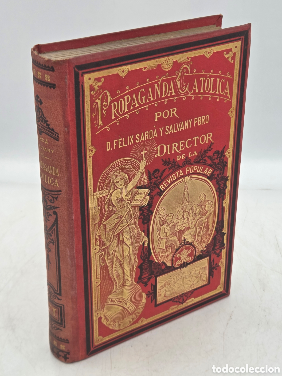 Libros antiguos: PROPAGANDA CAT&Oacute;LICA 1887 Tomo VI F&eacute;lix Sard&aacute;