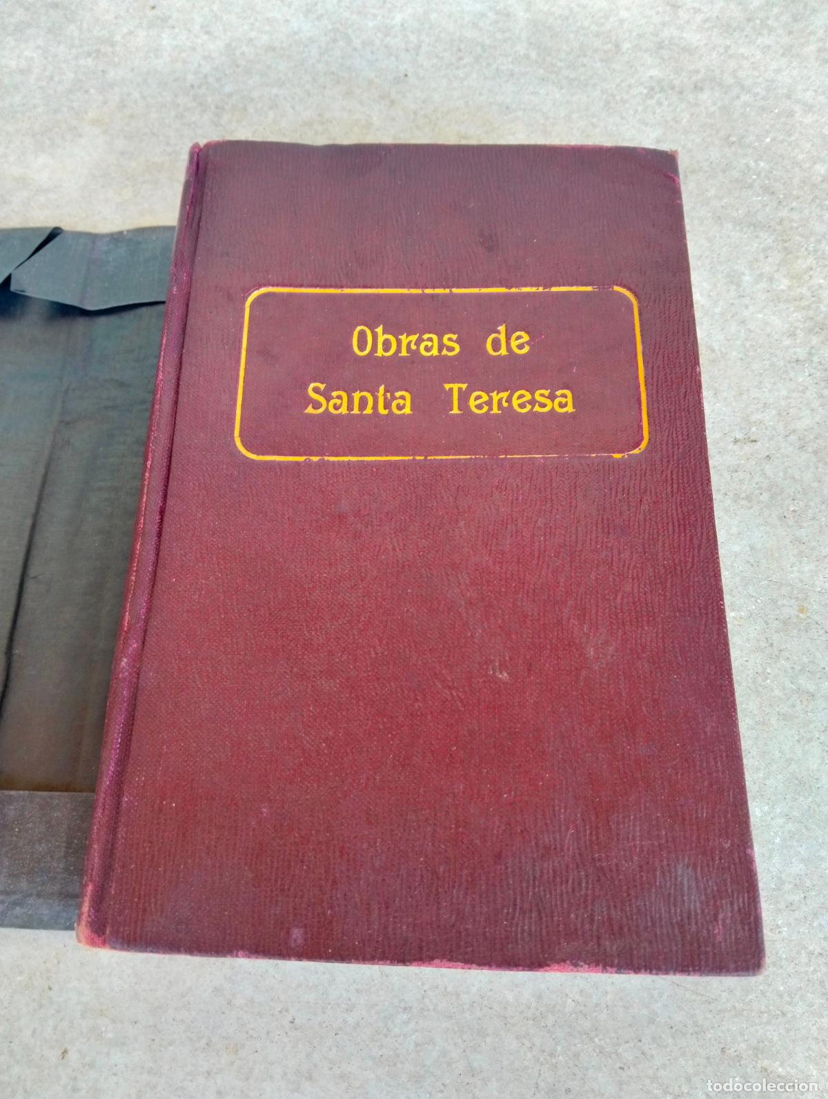 Libri antichi: Obras de santa teresa de jesus anotadas por silverio de santa teresa tomo I libro de la vida 1916