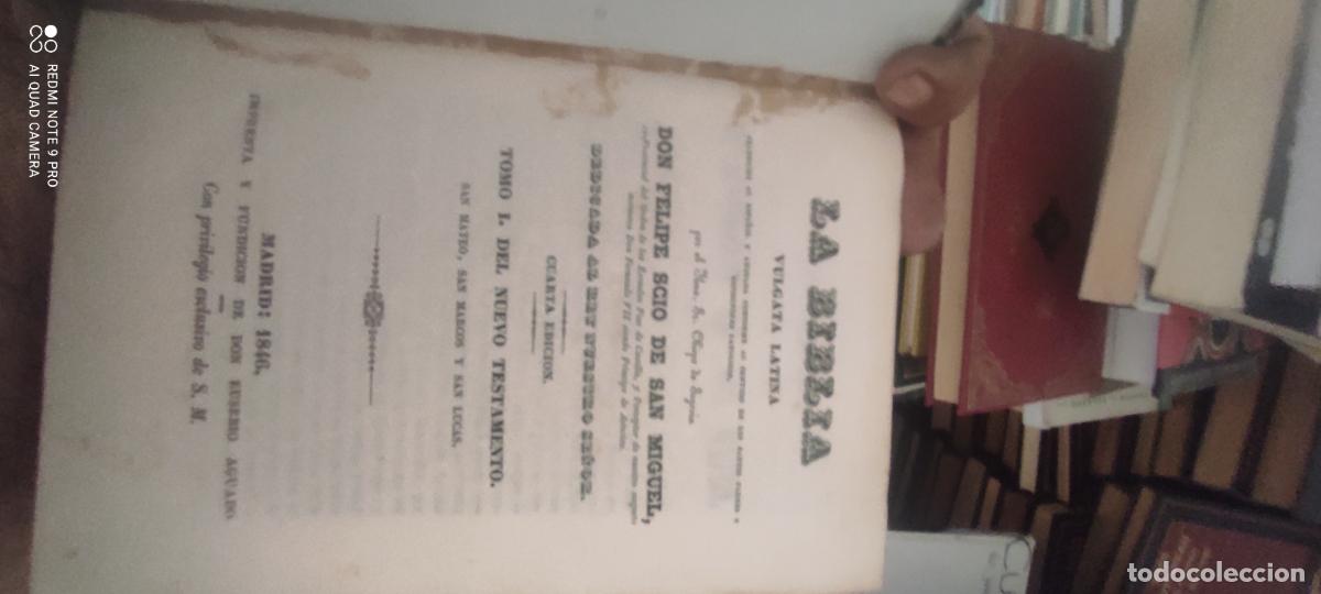 Libros antiguos: LA BIBLIA VULGATA LATINA - PHELIPE SCIO DE SAN MIGUEL - 1818 - MADRID - 15 TOMOS COMPLETA
