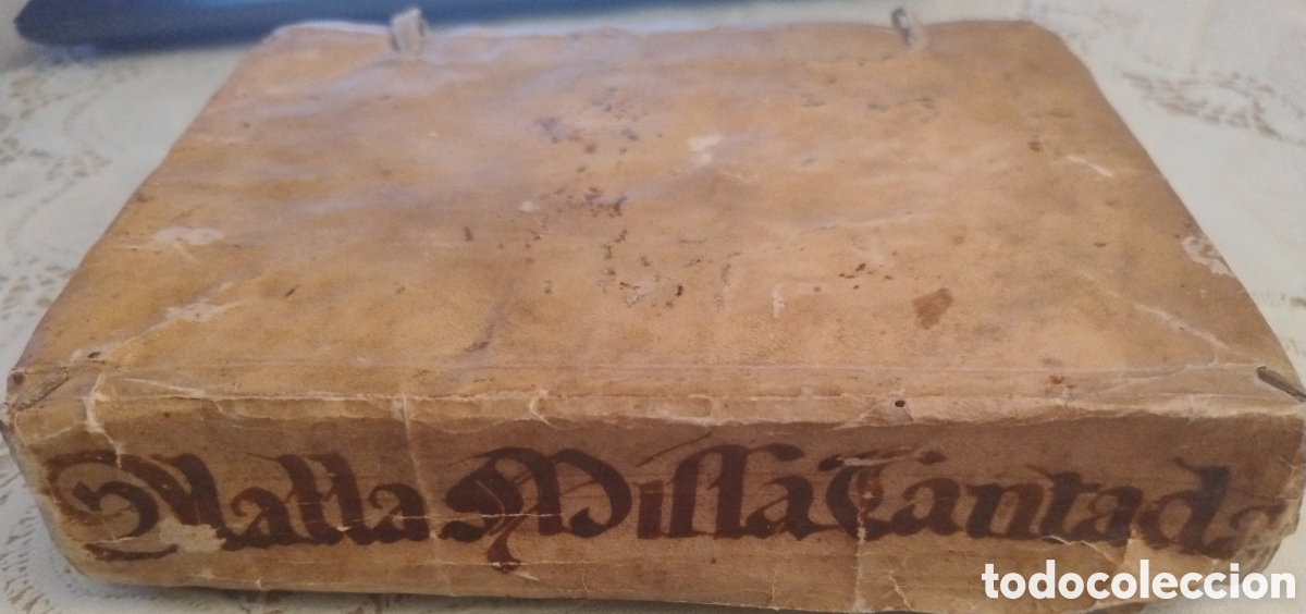 Old books: Ceremonial de las misas cantadas. Madrid 1725