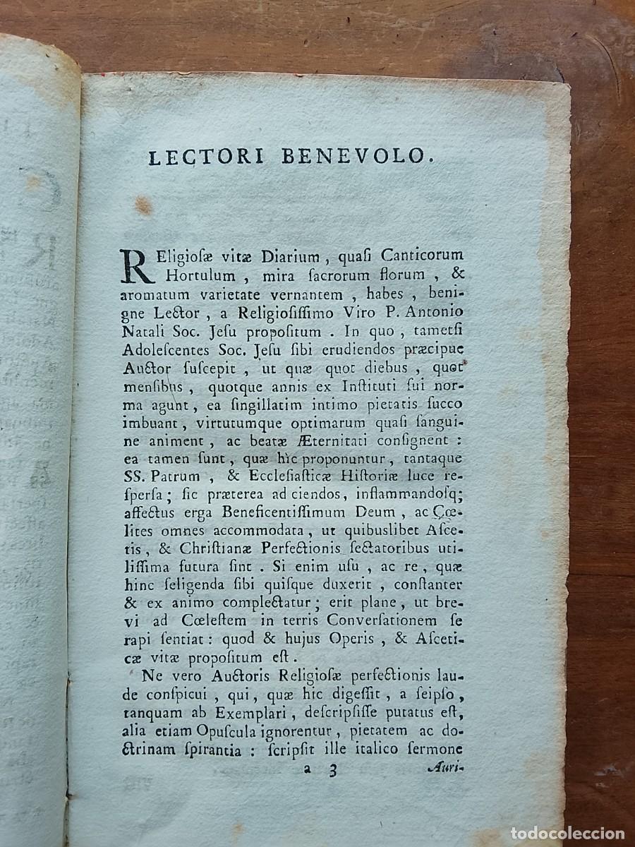 Libros antiguos: De celesti conversatione in terris 1760 - Foto 5