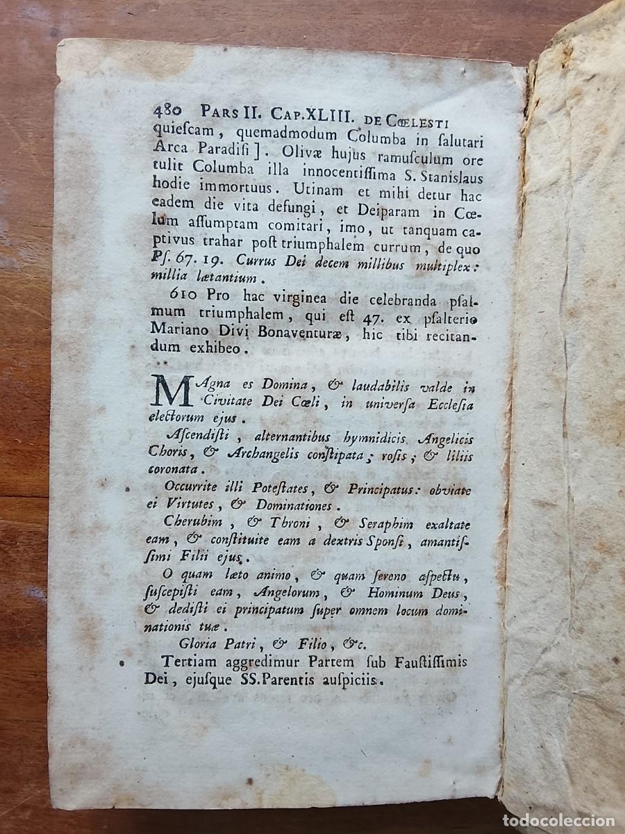 Libros antiguos: De celesti conversatione in terris 1760 - Foto 8